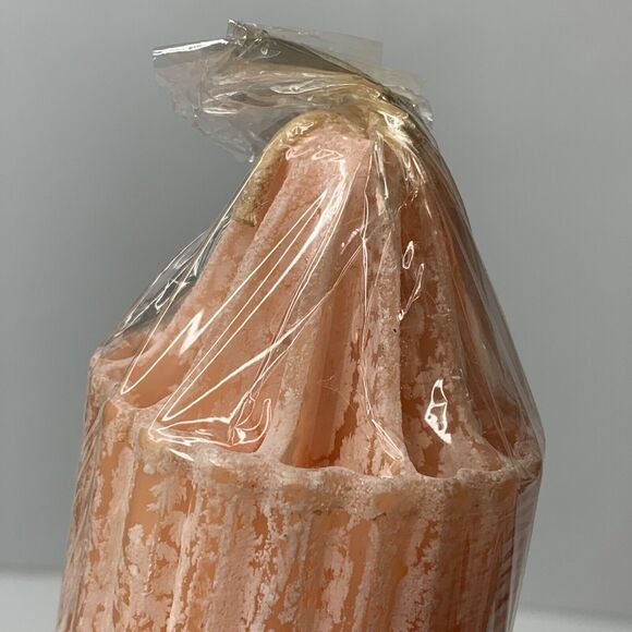 Vintage Del Mar Pink 100% Beeswax Candle GIANT 20 Inches Tall Brand New - Picture 5 of 10